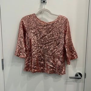 Sequin pink blouse